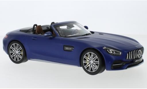 Diecast model cars Mercedes AMG GT 1/18 Norev C Roadster (R190) matt-blue 2017 Mercedes AMG GT 1/18 Norev C Roadster (R190) matt-blue 2017 diecast model cars