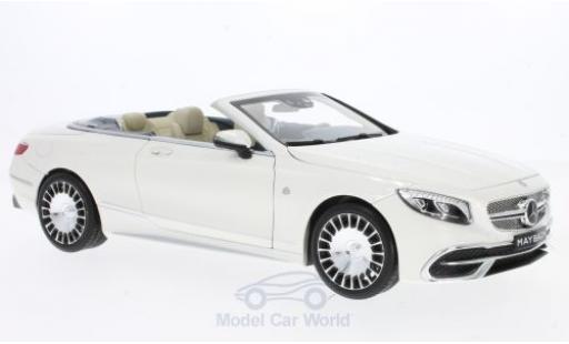 Diecast model cars Mercedes Classe S 1/18 Norev -Maybach S650 Cabriolet white Mercedes Classe S 1/18 Norev -Maybach S650 Cabriolet white diecast model cars