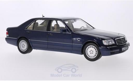 Diecast model cars Mercedes Classe S 1/18 Norev S 500 L (W140) metallic blue Mercedes Classe S 1/18 Norev S 500 L (W140) metallic blue diecast model cars