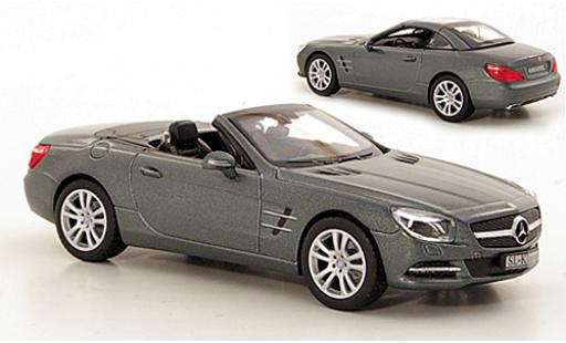 Mercedes Classe SL 1/43 Norev (R231) metallic grey 2012 toit � aufsetzen couché avec diecast model cars