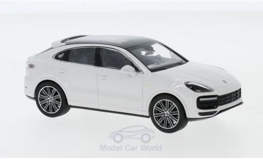 Porsche Cayenne Turbo S 1/43 Norev Turbo S e-hybrid Coupe white 2019 diecast model cars