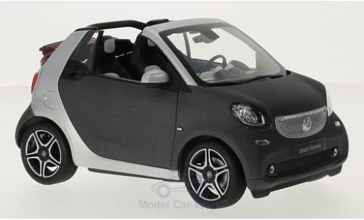 Diecast model cars Smart ForTwo 1/18 Norev fortwo Cabrio (A453) matt-grey/grey Softtop liegt bei Smart ForTwo 1/18 Norev fortwo Cabrio (A453) matt-grey/grey Softtop liegt bei diecast model cars