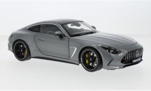 Mercedes AMG GT 1/18 I NZG 63 (C192) 4MATIC+ metallise grau 1:18 diecast model cars