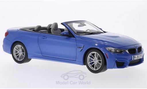 Diecast model cars Bmw M4 1/18 Paragon Convertible metallic blue 2015 ohne Vitrine Bmw M4 1/18 Paragon Convertible metallic blue 2015 ohne Vitrine diecast model cars