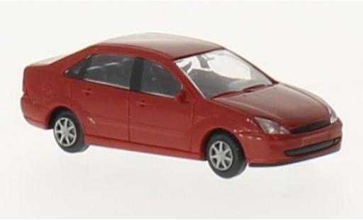 Diecast model cars Ford Focus 1/87 Rietze Stufenheck red sans Vitrine Ford Focus 1/87 Rietze Stufenheck red sans Vitrine diecast model cars