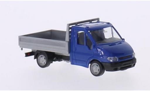 Ford Transit 1/87 Rietze Pritsche blue/grey 2001 sans Vitrine diecast model cars