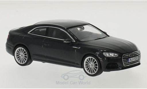 Audi A5 1/43 Spark Coupe metallic grey 2016 diecast model cars
