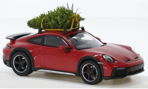 Diecast model cars Porsche 992 1/43 I Spark 911  Dakar red Christmas Edition 2023 Porsche 992 1/43 I Spark 911  Dakar red Christmas Edition 2023 diecast model cars
