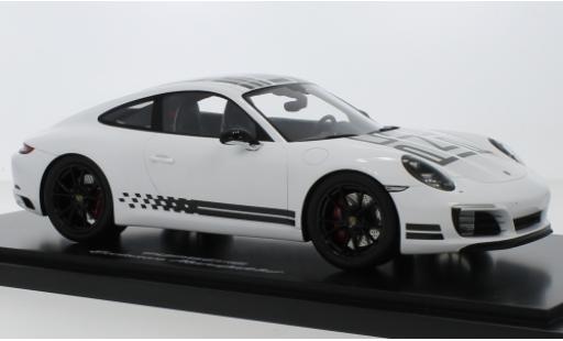 Porsche 991 S 1/18 Spark 911 () Carrera S Endurance Racing Edition white/Dekor Intelligent Performance 2016 avec Vitrine diecast model cars
