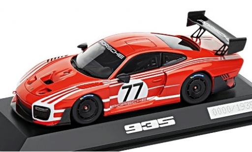 Porsche 991 GT2 RS 1/43 Spark 935 red/white No.77 Salzburg Basis: 911 GT2 RS Clubsport (.2) diecast model cars