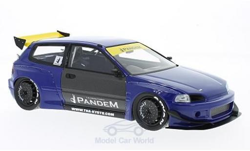 Diecast model cars Honda Civic 1/18 Ignition Model (EG6) by Pandem metallic blue RHD Honda Civic 1/18 Ignition Model (EG6) by Pandem metallic blue RHD diecast model cars