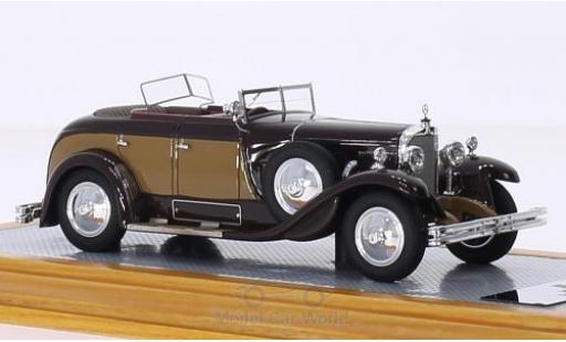 Mercedes Classe S 1/43 Ilario 630K Saoutchik Torpedo Transformable brown/brown RHD 1928 diecast model cars