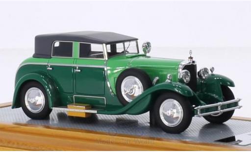 Mercedes Classe S 1/43 Ilario 630K Saoutchik Torpedo Transformable green/green 1932 diecast model cars