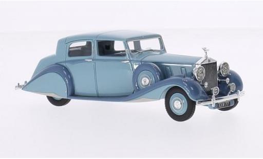 Rolls Royce Phantom 1/43 Ilario III Sedanca De Ville Hooper blue/grey RHD 1938 sn 3CP200 diecast model cars