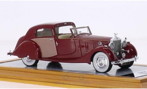Rolls Royce Phantom 1/43 Ilario III Sedanca de Ville Park Ward red/Dekor RHD 1937 sn3CM61 diecast model cars