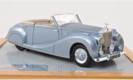 Rolls Royce Silver Wraith 1/43 Ilario Drop Head Coupe Franay metallic blue 1948 diecast model cars