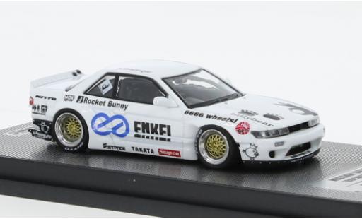 Nissan Silvia 1/64 INNO64 (S13) Pandem V2 white RHD diecast model cars