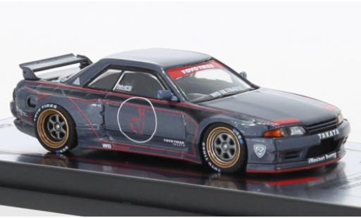 Diecast model cars Nissan Skyline 1/64 INNO64 GT-R (R32) Pandem metallise grey/Dekor RHD Nissan Skyline 1/64 INNO64 GT-R (R32) Pandem metallise grey/Dekor RHD diecast model cars