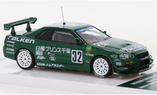 Diecast model cars Nissan Skyline 1/64 INNO64 GT-R (R34) RHD No.32 Super Taikyu 199 Nissan Skyline 1/64 INNO64 GT-R (R34) RHD No.32 Super Taikyu 199 diecast model cars