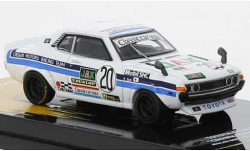 Toyota Celica 1/64 INNO64 1600 GT (TA22) RHD No.20 Crown Motors Racing Team Macau Guia Race 1975 diecast model cars