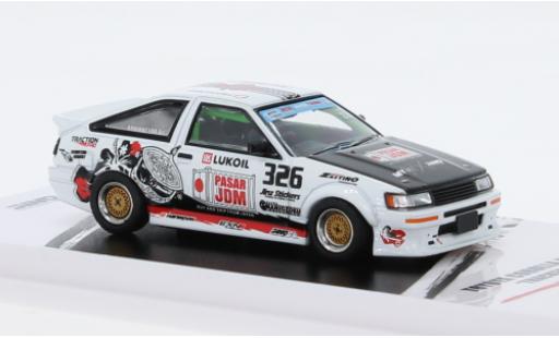 Toyota Corolla 1/64 INNO64 Levin (AE86) RHD Trackerz Racing diecast model cars