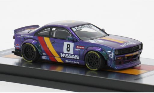 Diecast model cars Nissan Silvia 1/64 INNO64 (S14) Boss violett/Dekor 1:64 Nissan Silvia 1/64 INNO64 (S14) Boss violett/Dekor 1:64 diecast model cars
