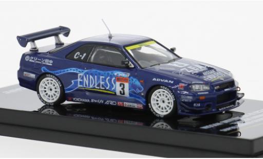 Diecast model cars Nissan Skyline 1/64 INNO64 GTR (R34) Super Taikyu 2002 Endless Advan #3 1:64 Nissan Skyline 1/64 INNO64 GTR (R34) Super Taikyu 2002 Endless Advan #3 1:64 diecast model cars