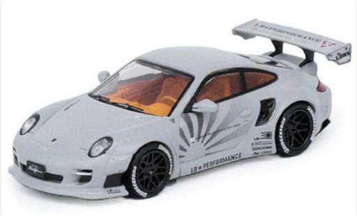 Porsche 997 1/64 INNO64 911 () Liberty Walk matt-grey diecast model cars