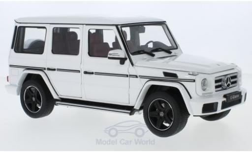 Mercedes Classe G 1/18 iScale (W463) white 2015 diecast model cars
