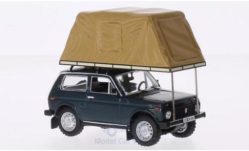 Diecast model cars Lada Niva 1/18 IST Models metallic green 1981 mit Zeltaufbau auf Dach Lada Niva 1/18 IST Models metallic green 1981 mit Zeltaufbau auf Dach diecast model cars