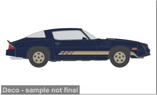 Diecast model cars Chevrolet Camaro 1/64 IXO America Z 28 blau 1981 1:64 Chevrolet Camaro 1/64 IXO America Z 28 blau 1981 1:64 diecast model cars
