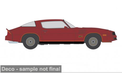 Diecast model cars Chevrolet Camaro 1/64 IXO America Z 28 rot 1978 1:64 Chevrolet Camaro 1/64 IXO America Z 28 rot 1978 1:64 diecast model cars