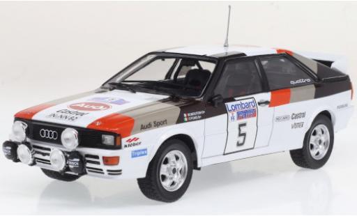 Diecast model cars Audi Quattro 1/24 IXO A1 No.5 RAC Rally 1982 M.Mouton/F.Pons Audi Quattro 1/24 IXO A1 No.5 RAC Rally 1982 M.Mouton/F.Pons diecast model cars