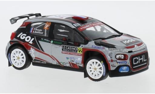 Citroen C3 1/43 IXO R5 No.22 CHL Sport Auto IGOL Rallye Monte Carlo 2019 Y.Bonato/B.Boulloud diecast model cars