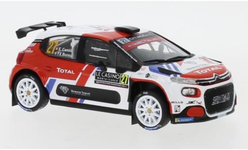 Citroen C3 1/43 IXO R5 No.27 Rallye WM Rally Monte Carlo 2020 E.Camilli/X.Buresi diecast model cars