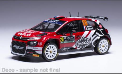 Citroen C3 1/43 IXO Rally 2 No.20 WRC Rallye Monte Carlo 2024 1:43 diecast model cars