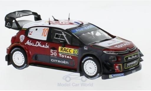 Citroen C3 1/43 IXO WRC No.10 Rallye WM Rallye Catalunya 2018 S.Loeb/D.Elena diecast model cars