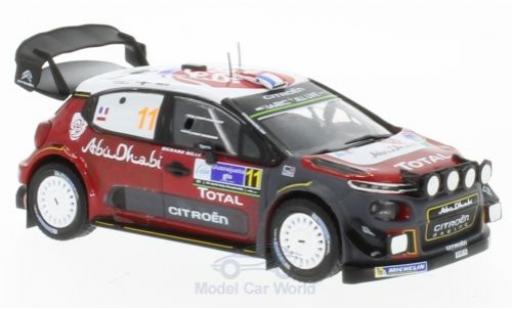 Citroen C3 1/43 IXO WRC No.11 Rallye WM Rallye Mexico 2018 S.Loeb/D.Elena diecast model cars