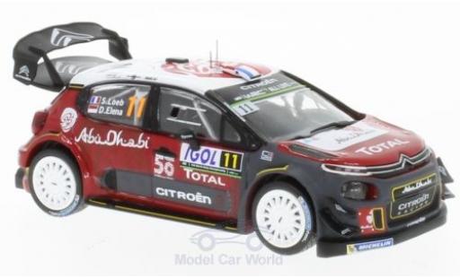 Citroen C3 1/43 IXO WRC No.11 Rallye WM Rallye Tour de Corse 2018 S.Loeb/D.Elena diecast model cars