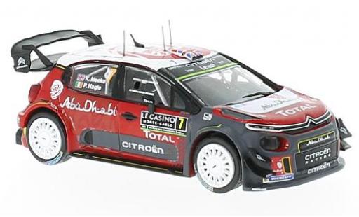 Citroen C3 1/43 IXO WRC No.7 Rallye WM Rallye Monte Carlo 2017 K.Meeke/P.Nagle diecast model cars