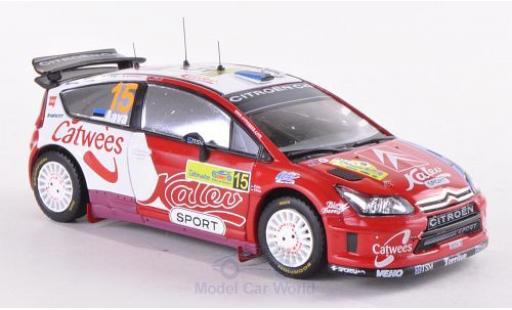 Citroen C4 WRC 1/43 IXO WRC No.15 Kalev Sport Rallye WM Rallye Griechenland 2008 /K.Sikk diecast model cars