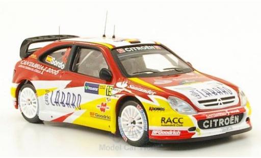 Citroen Xsara 1/43 IXO WRC No.15 Rallye Catalunya 2006 D.Sordo/M.Marti diecast model cars