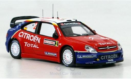 Citroen Xsara 1/43 IXO WRC No.2 Rallye WM Rally Türkei 2005 C.Sainz/L.Moya diecast model cars