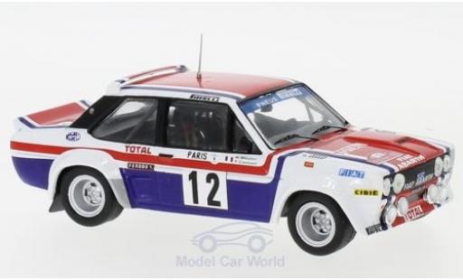 Fiat 131 1/43 IXO Abarth No.12 Rallye WM Rallye Monte Carlo 1979 M.Mouton/F.Conconi diecast model cars