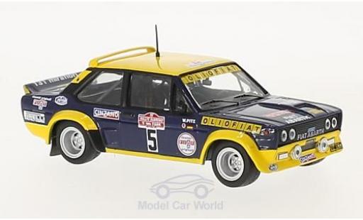 Diecast model cars Fiat 131 Abarth 1/43 IXO Abarth No.5 Olio Rallye WM Rally San Remo 1977 W.Röhrl/W.Pitz Fiat 131 Abarth 1/43 IXO Abarth No.5 Olio Rallye WM Rally San Remo 1977 W.Röhrl/W.Pitz diecast model cars