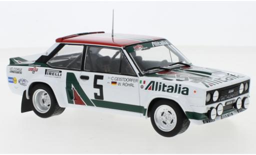 Diecast model cars Fiat 131 1/24 IXO Abarth No.7 Rally Acropolis 1978 M.Alen/I.Kivimaki Fiat 131 1/24 IXO Abarth No.7 Rally Acropolis 1978 M.Alen/I.Kivimaki diecast model cars