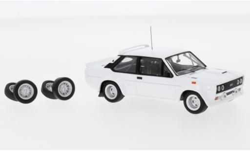 Diecast model cars Fiat 131 1/43 IXO Abarth white 1978 Plain Body Version y compris les Zusatzteile Fiat 131 1/43 IXO Abarth white 1978 Plain Body Version y compris les Zusatzteile diecast model cars
