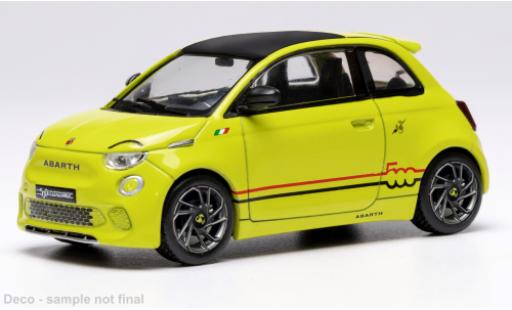 Fiat 500 1/43 IXO e Abarth gelb 2024 1:43 diecast model cars