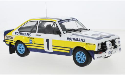Diecast model cars Ford Escort 1/18 IXO MK II RS 1800 No.1 Rallye Acropolis 1979 B.Waldegard/H.Thorszelius Ford Escort 1/18 IXO MK II RS 1800 No.1 Rallye Acropolis 1979 B.Waldegard/H.Thorszelius diecast model cars