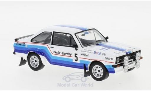 Ford Escort 1/43 IXO MK II RS 1800 No.5 Sachs Rallye DM Rallye Hessen 1978 R.Hainbach/W.Linzen diecast model cars